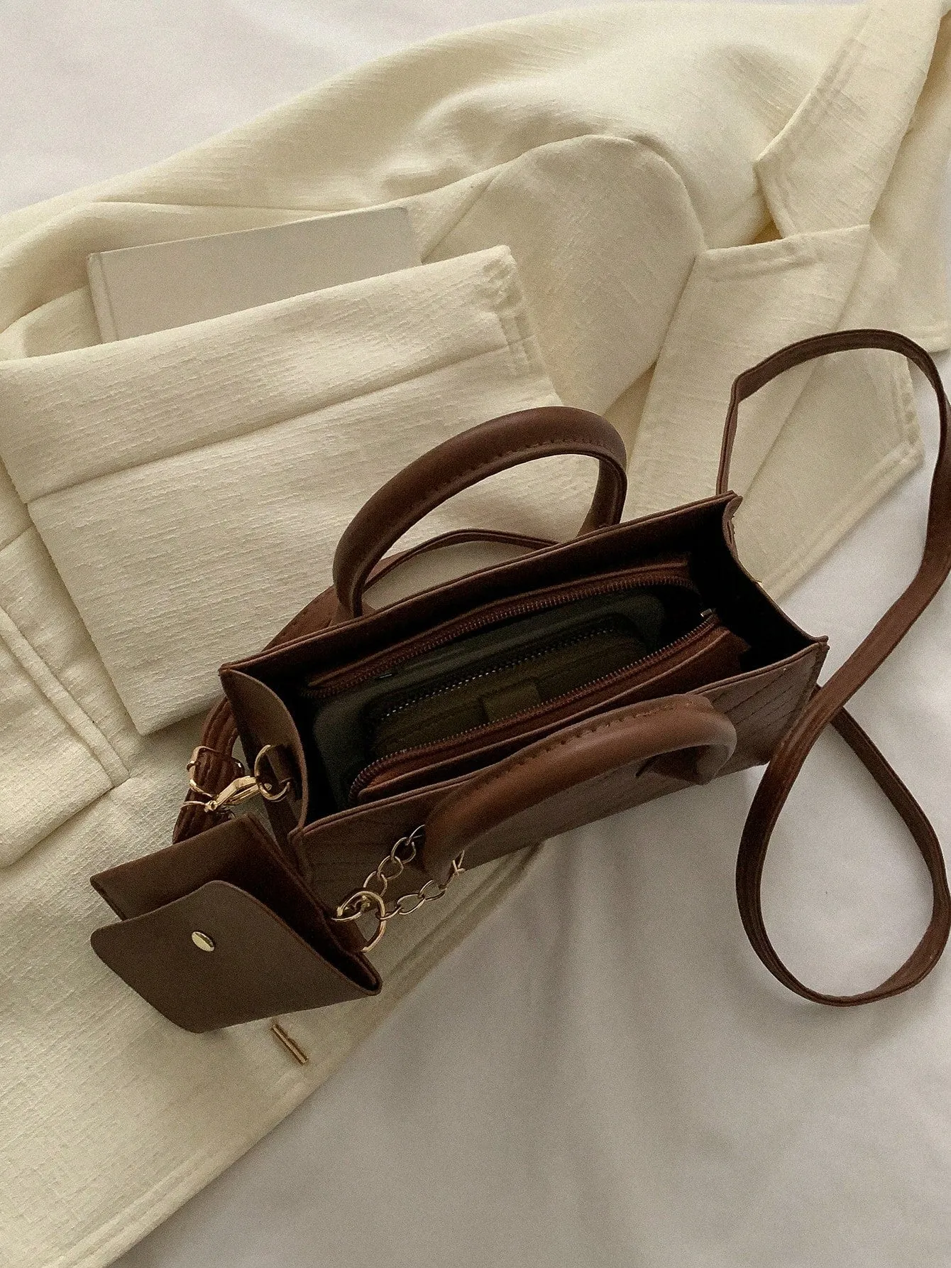 Double Handle Square  CLASSY Bag