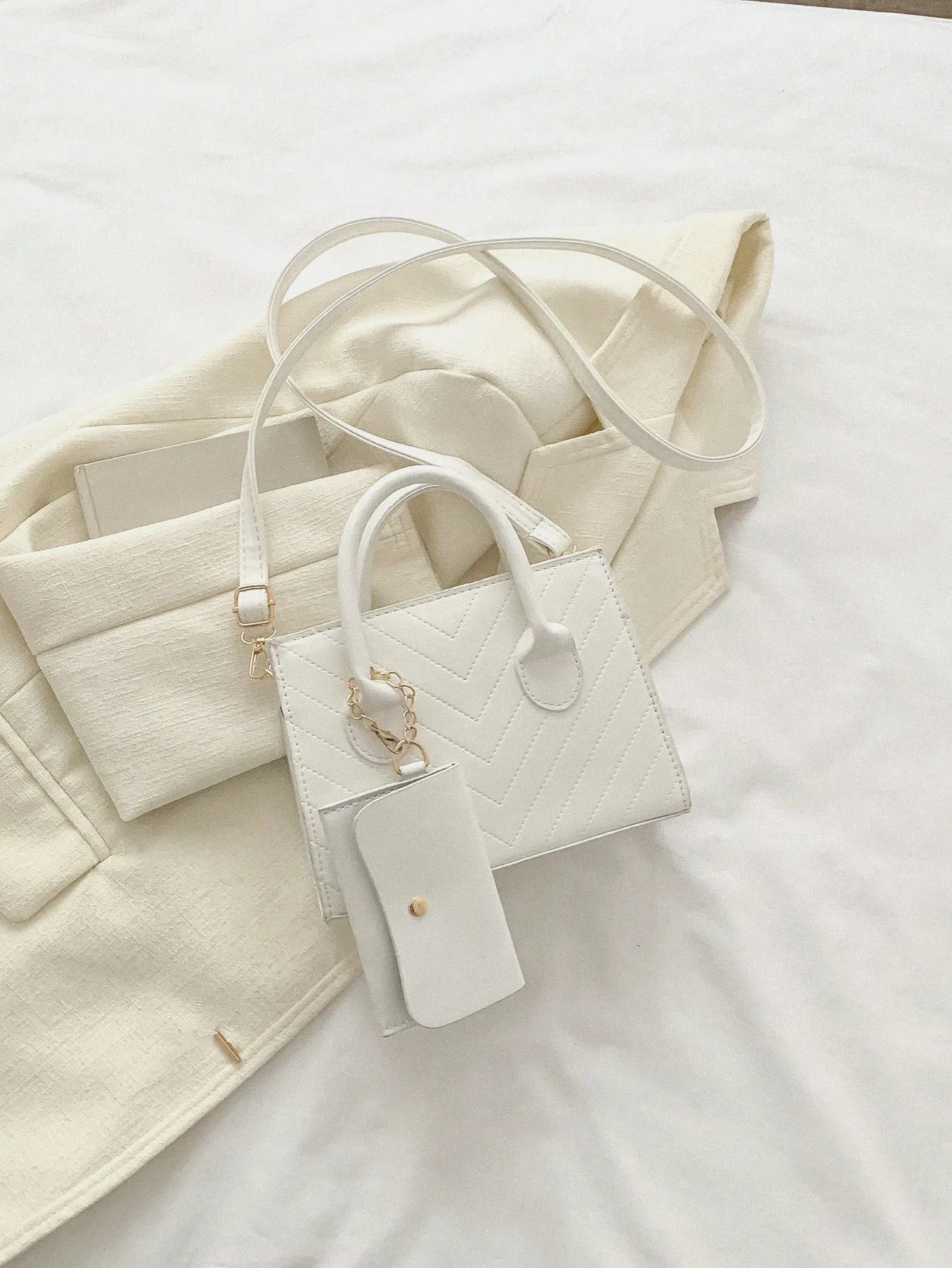 Double Handle Square  CLASSY Bag