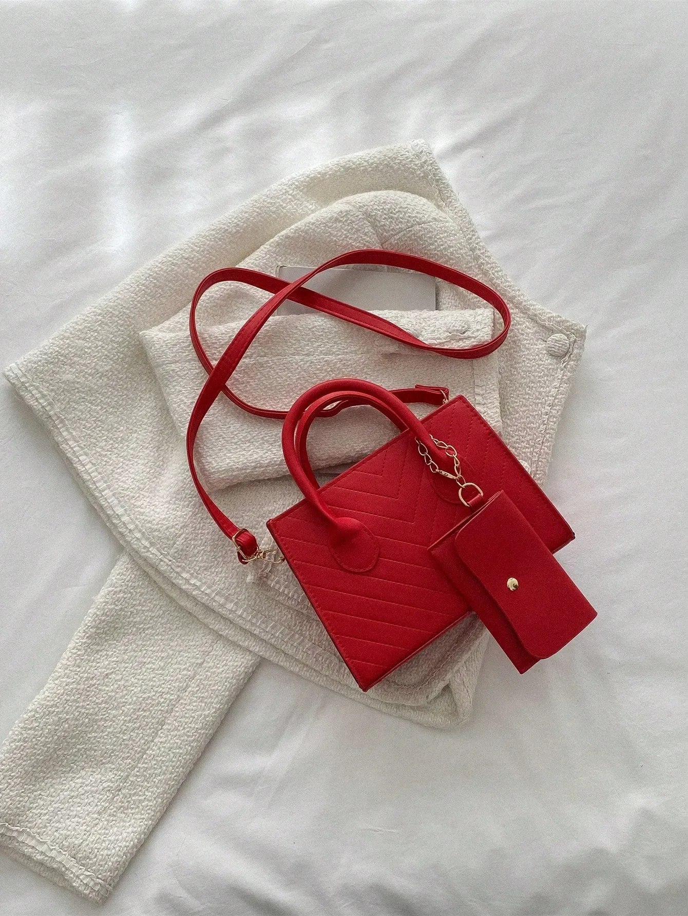 Double Handle Square  CLASSY Bag