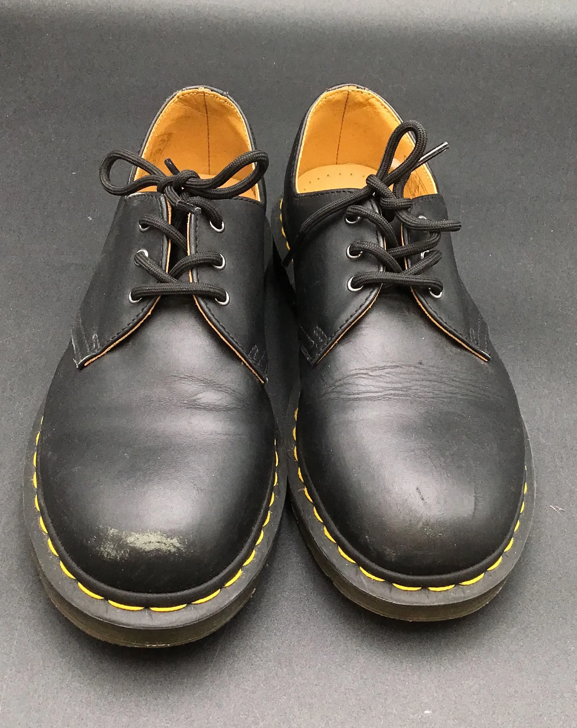 Dr. Martens Men's Smooth 1461 Black Oxford Dress Shoes - Size 8