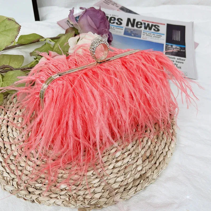 Feather Purse