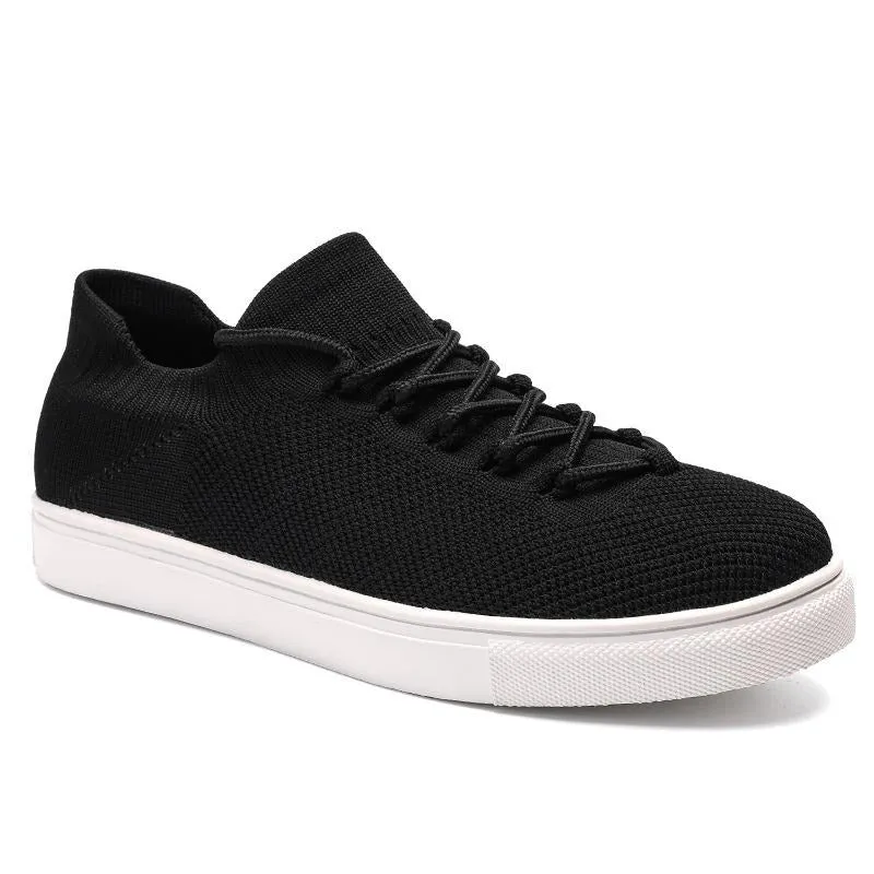 Front Lace-up Flying Knit Sports Casual Sneakers