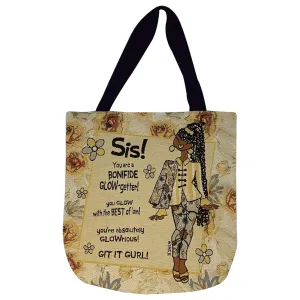 Glow-rious Woven Tote Bag