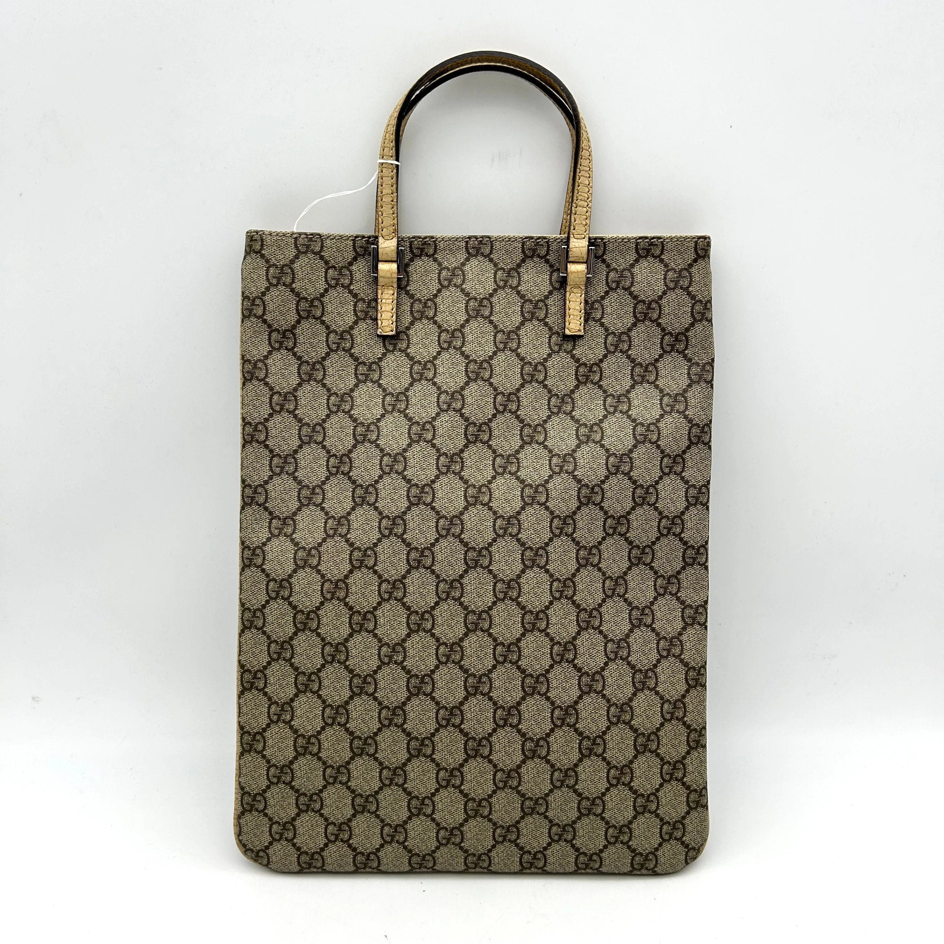 Gucci GG Supreme Flat Tote - Brown Totes, Handbags gu7715df