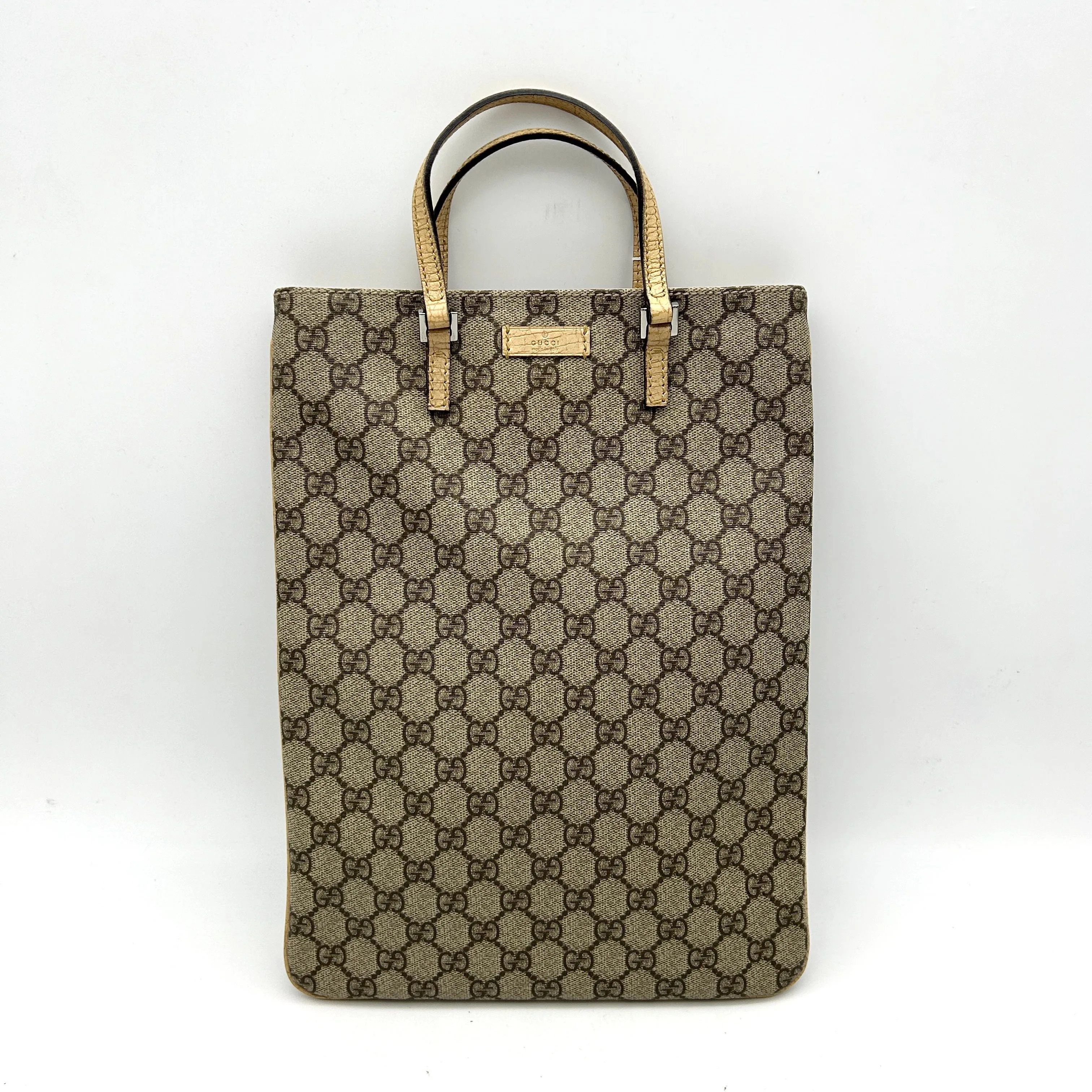 Gucci GG Supreme Flat Tote - Brown Totes, Handbags gu7715df