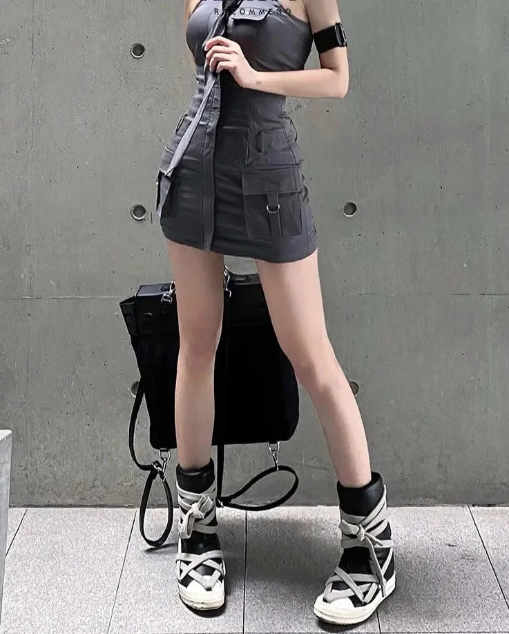 High top sneakers wrapped up thick tied laces