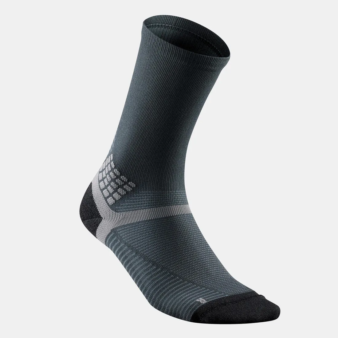 Hiking socks - Hike 500 High Bordeaux x2pairs
