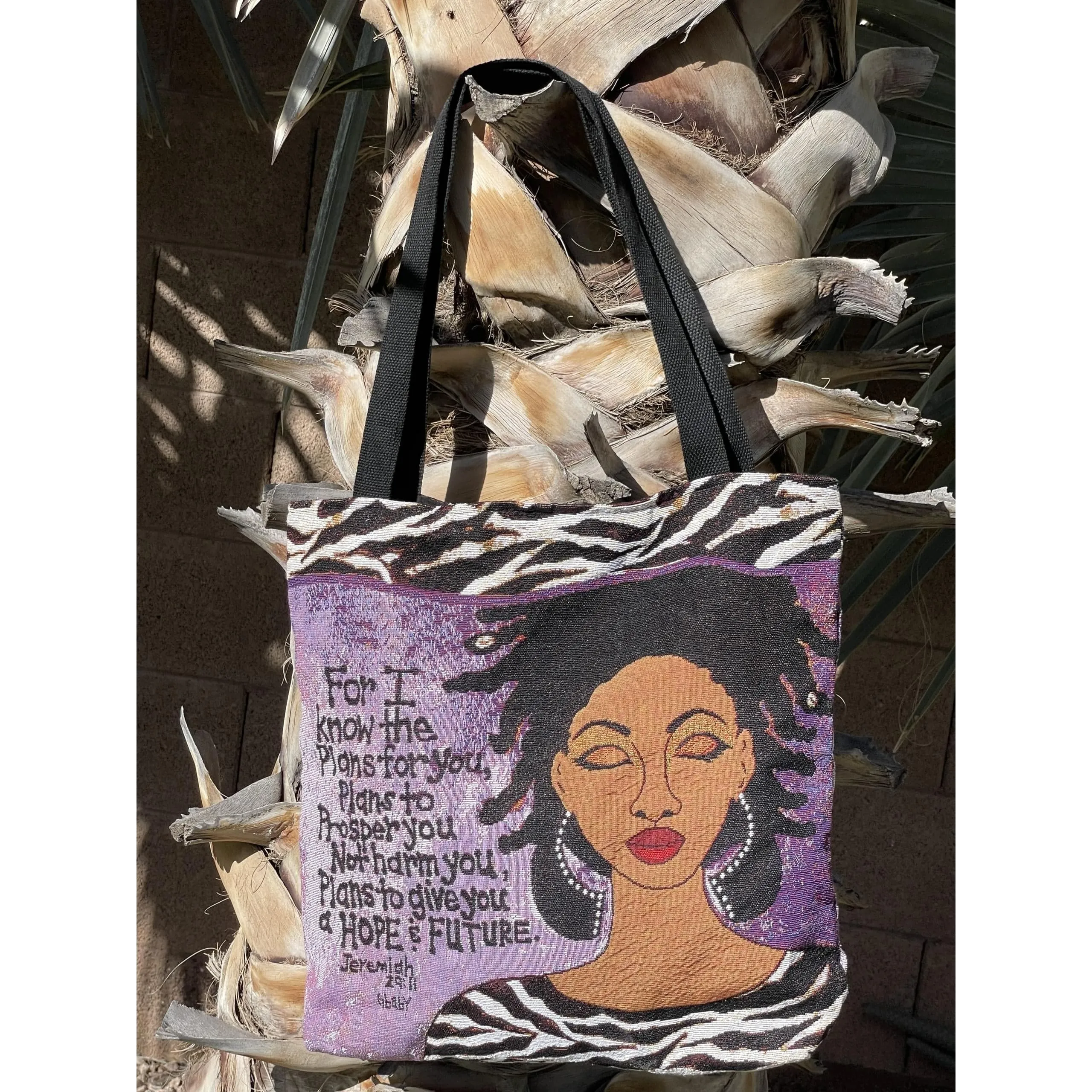 Hope and Future Woven Tote Bag