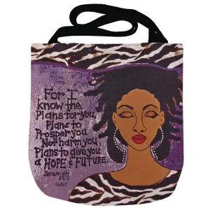 Hope and Future Woven Tote Bag