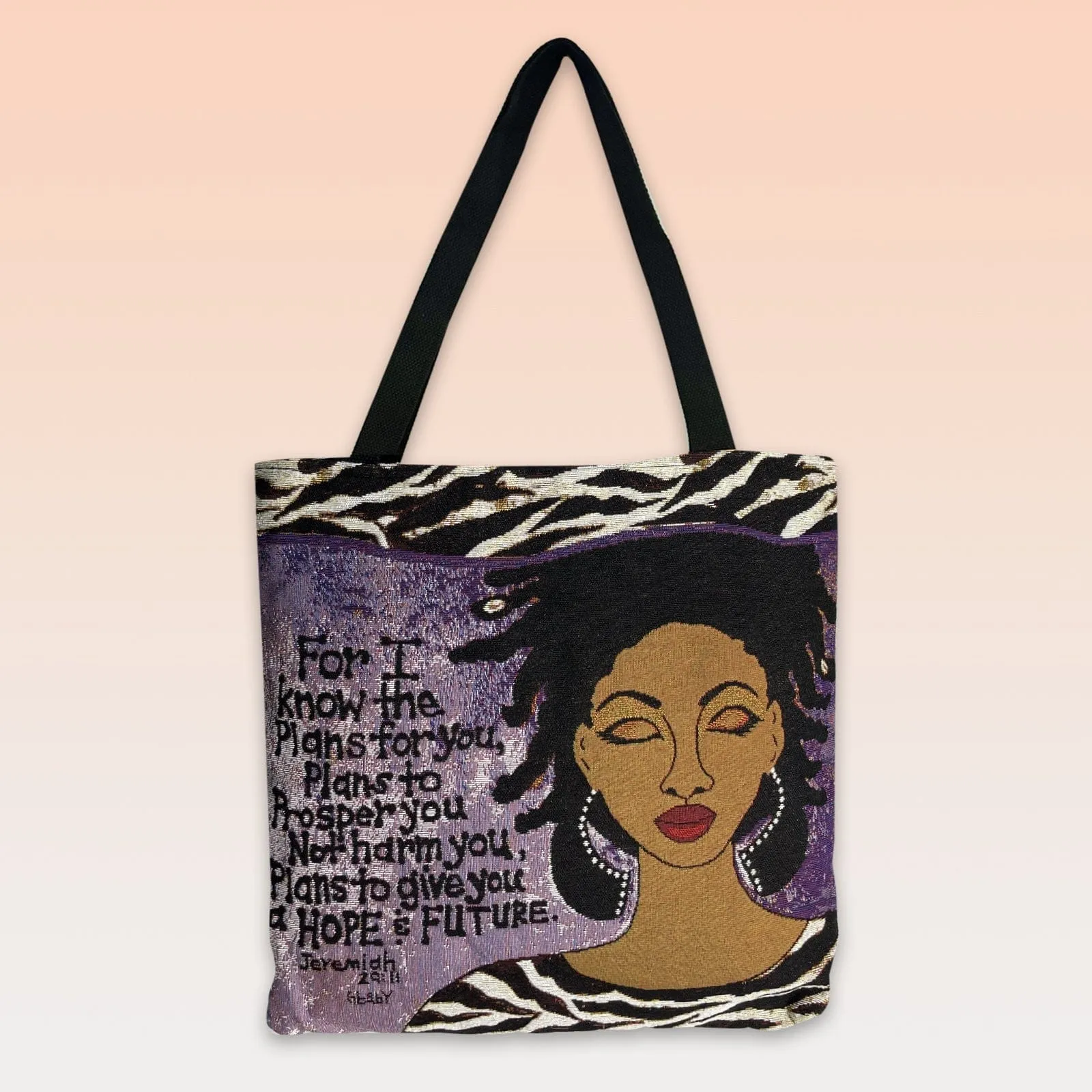 Hope and Future Woven Tote Bag