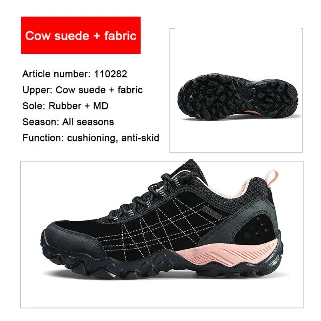 HUMTTO Brand Clearance Hiking Leather Hunting Trekking Climbing Shoes