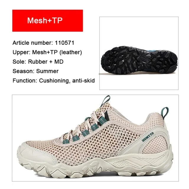 HUMTTO Brand Clearance Hiking Leather Hunting Trekking Climbing Shoes