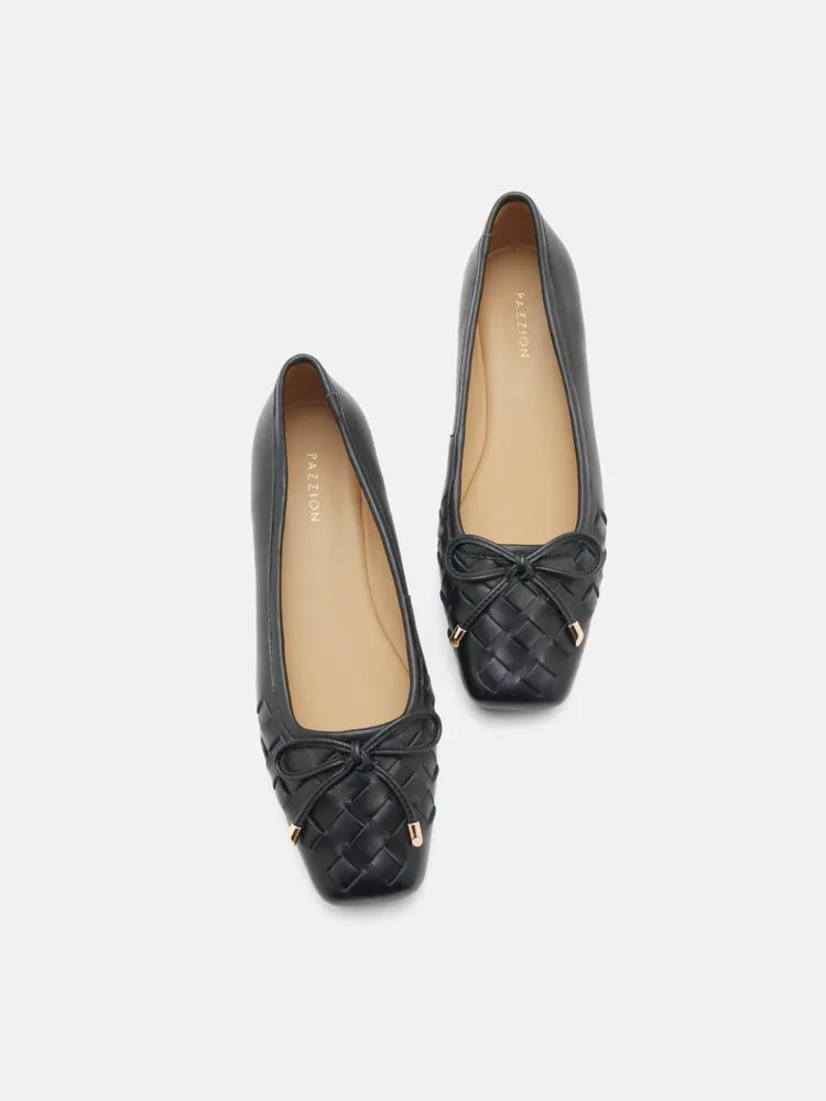Katelyn Woven Bow Flats