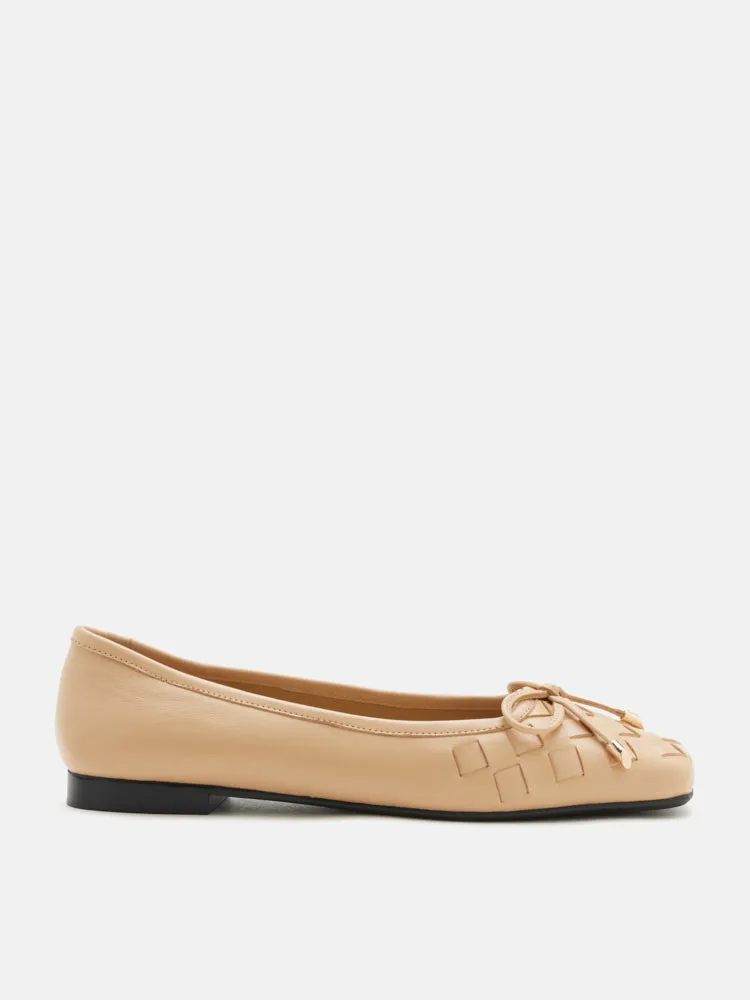 Katelyn Woven Bow Flats