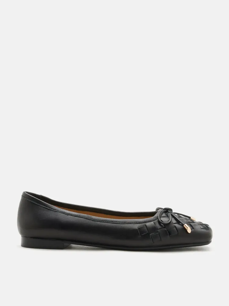 Katelyn Woven Bow Flats