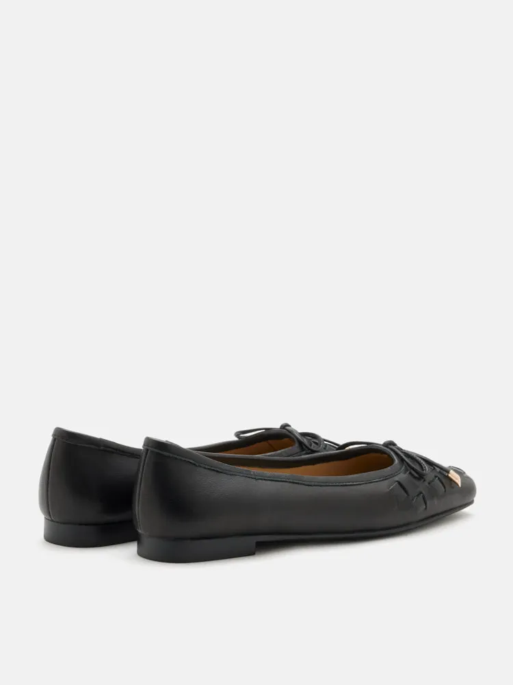 Katelyn Woven Bow Flats