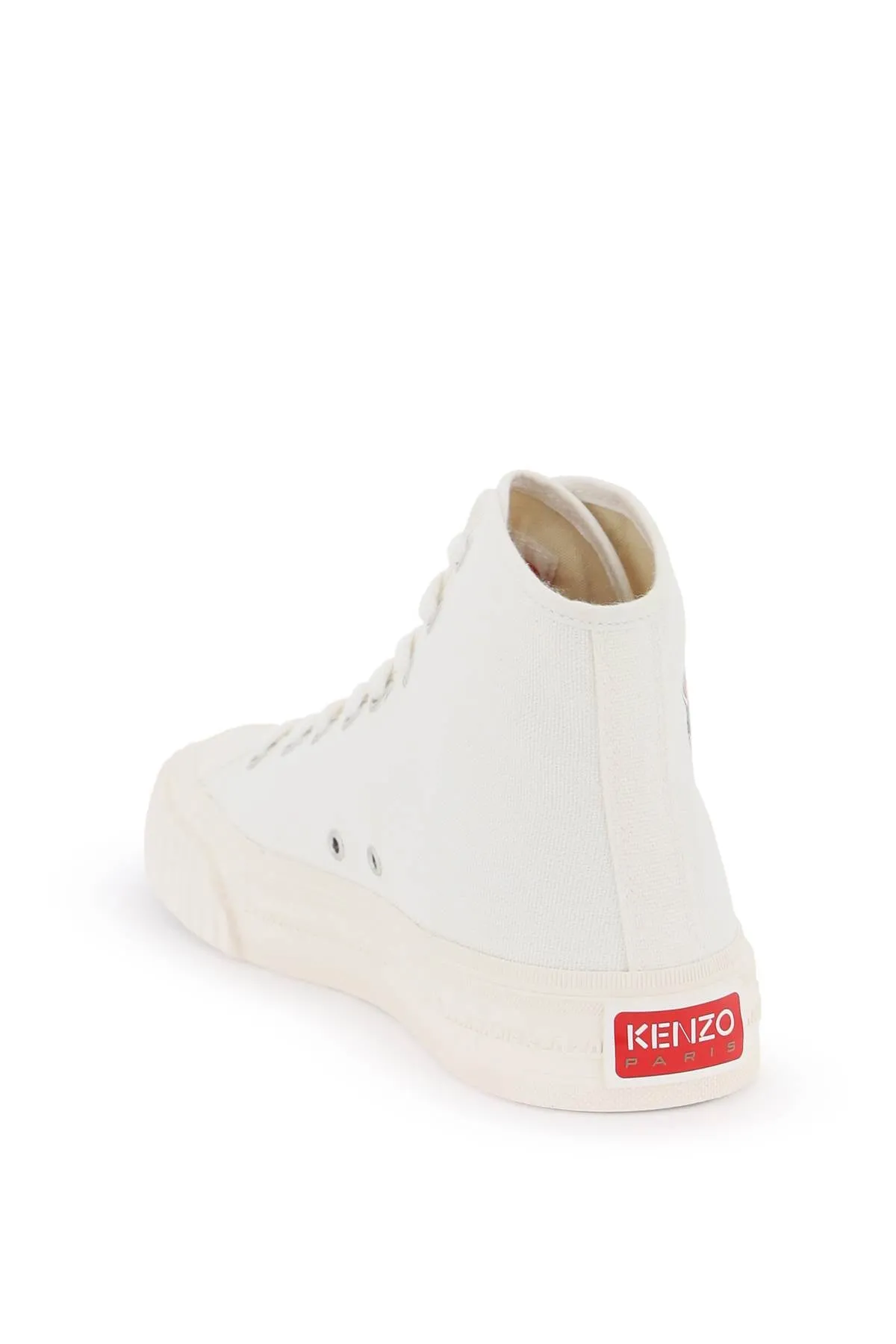 Kenzo canvas high-top sneakers FE52SN025F76 WHITE