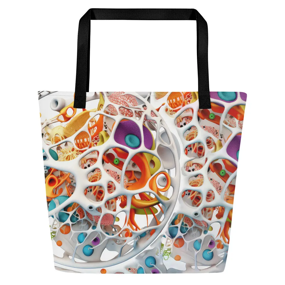 Large Tote Bag Ionic Channels