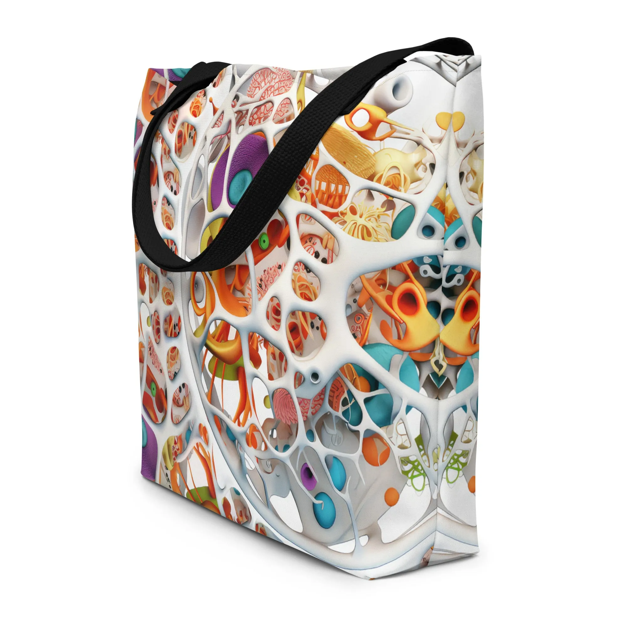 Large Tote Bag Ionic Channels