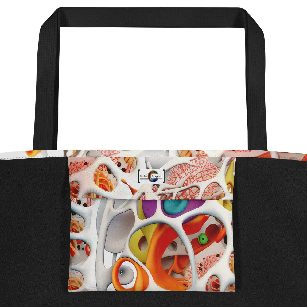 Large Tote Bag Ionic Channels
