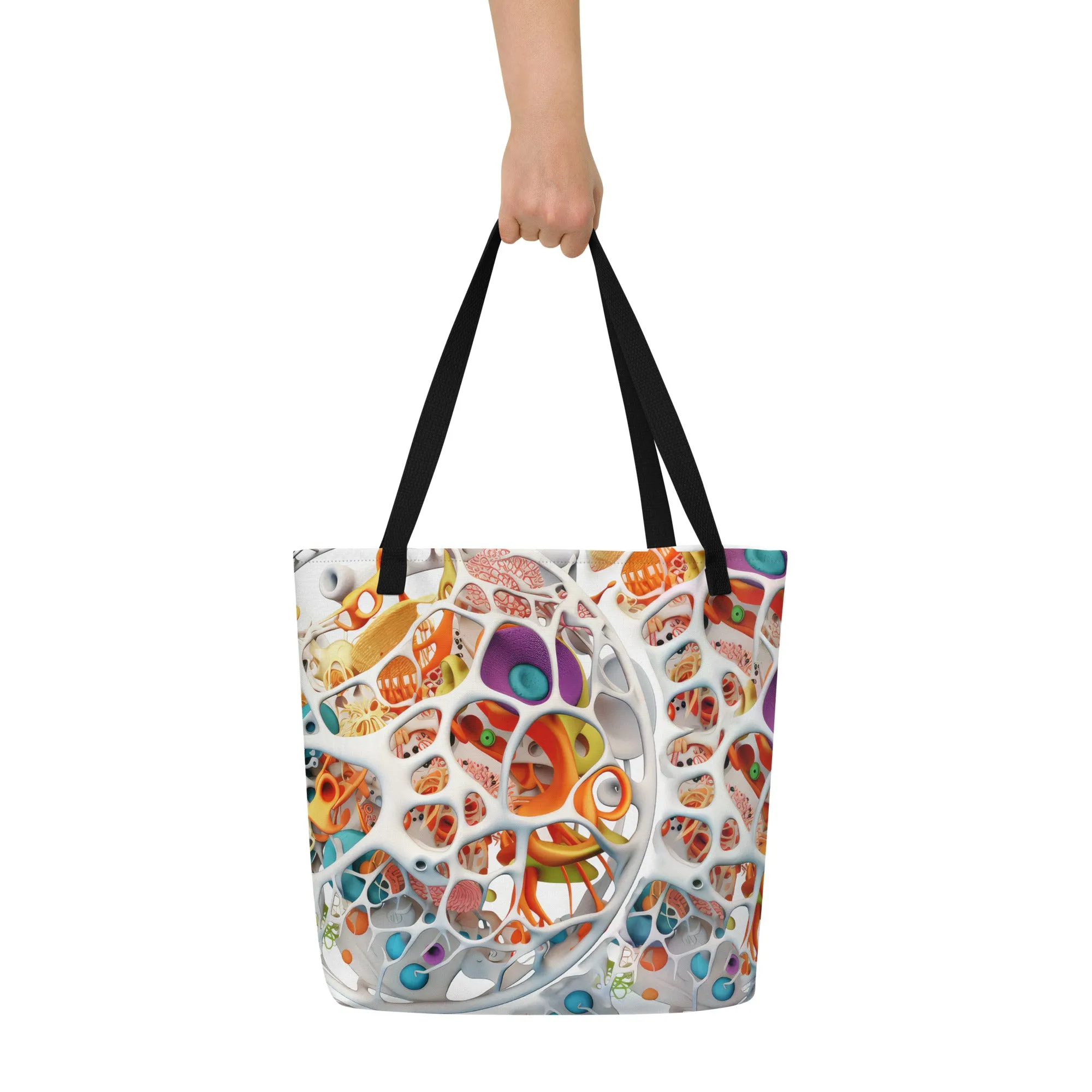 Large Tote Bag Ionic Channels