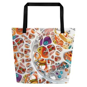 Large Tote Bag Ionic Channels