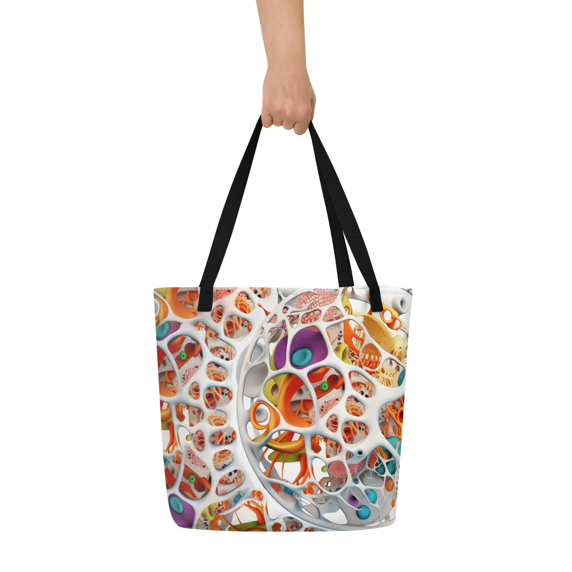 Large Tote Bag Ionic Channels