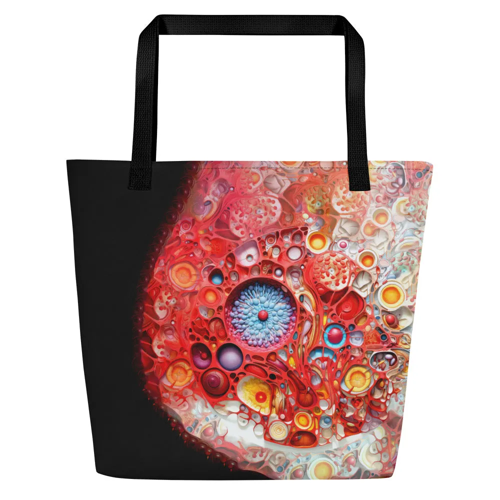 Large Tote Bag Passion at Cellular Level