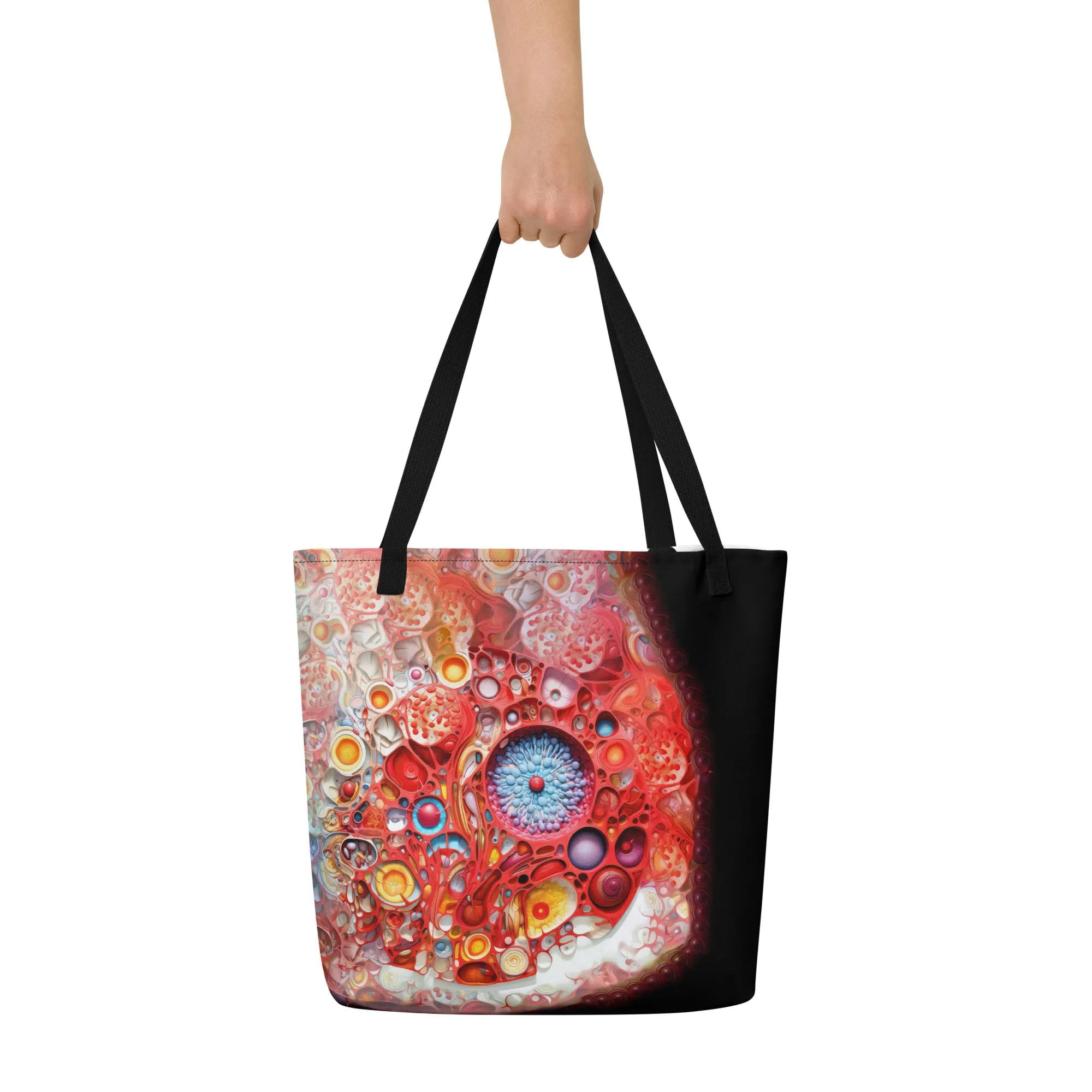 Large Tote Bag Passion at Cellular Level