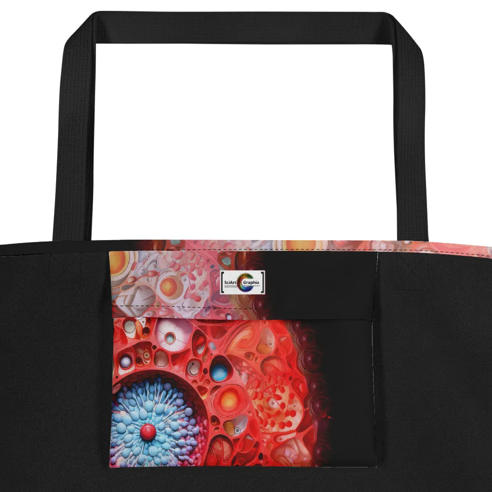 Large Tote Bag Passion at Cellular Level