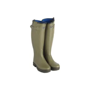 Le Chameau Women's Chasseur Neoprene Lined Boot - Iconic Green
