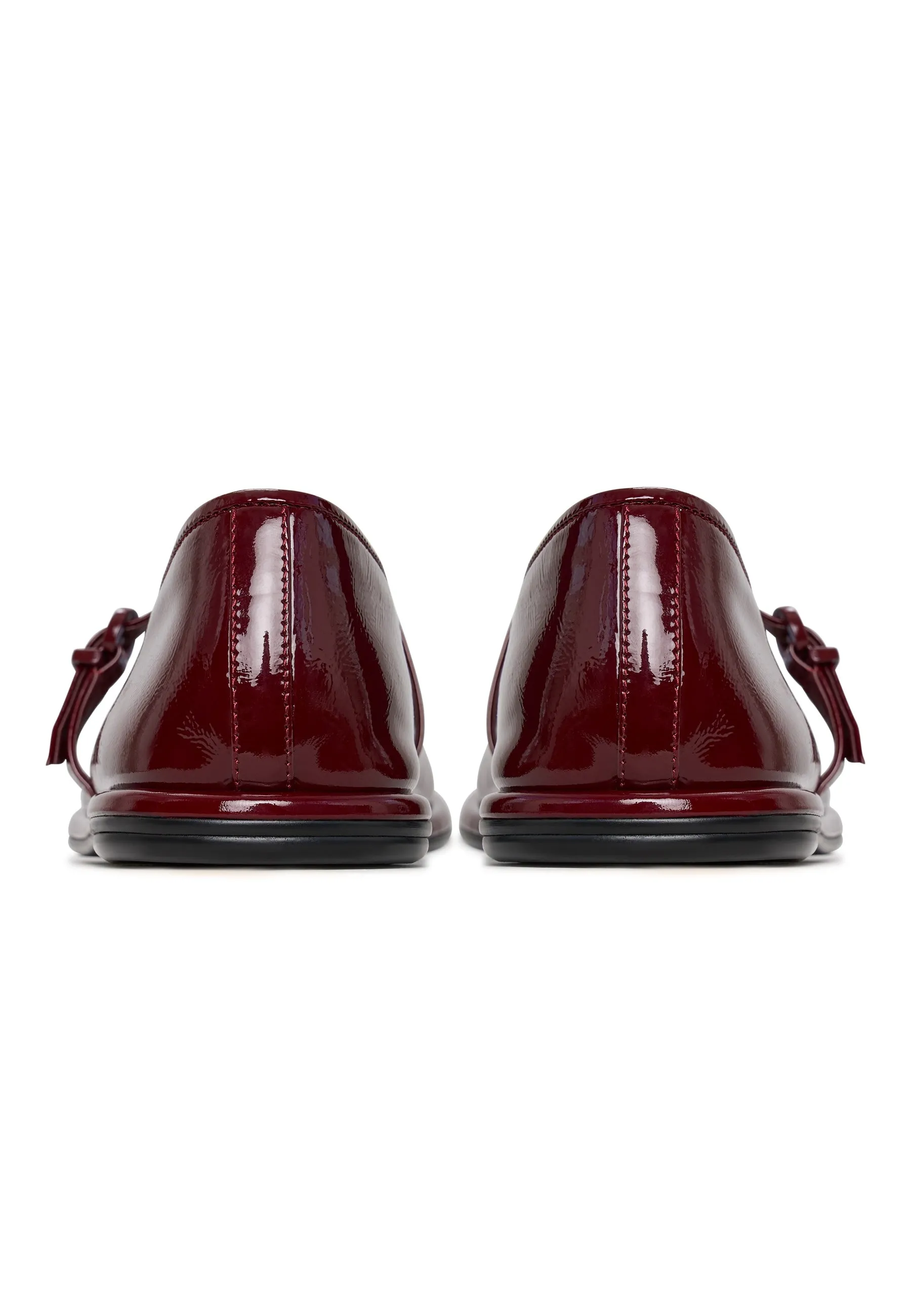 Leather Ballerinas Alba - Bordeaux