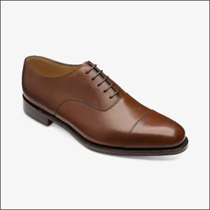 Loake Aldwych Mahogany Calf Oxford Rubber Sole G Fit-