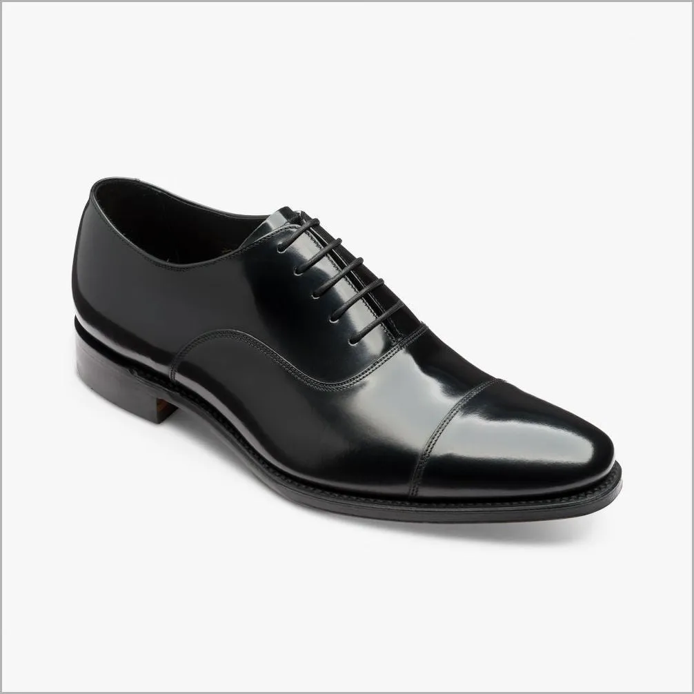 Loake Finsbury Black Oxford Shoe@