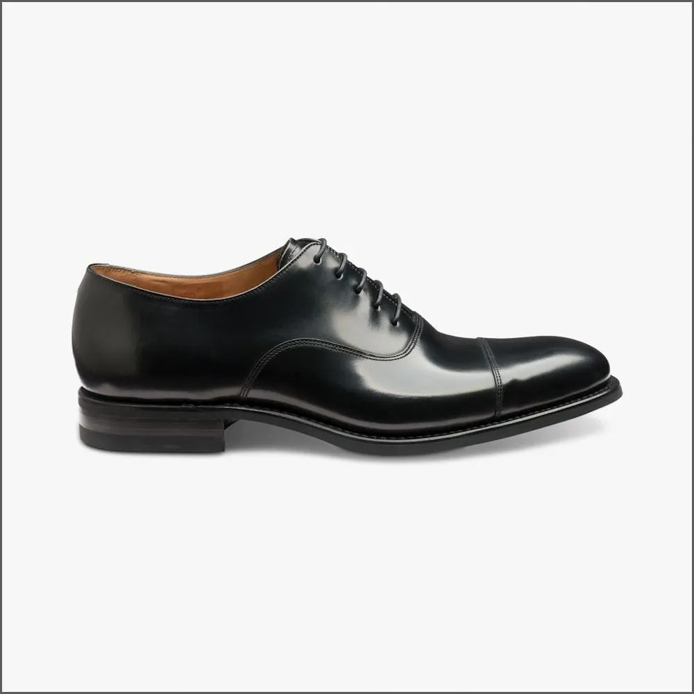 Loake Finsbury Black Oxford Shoe@