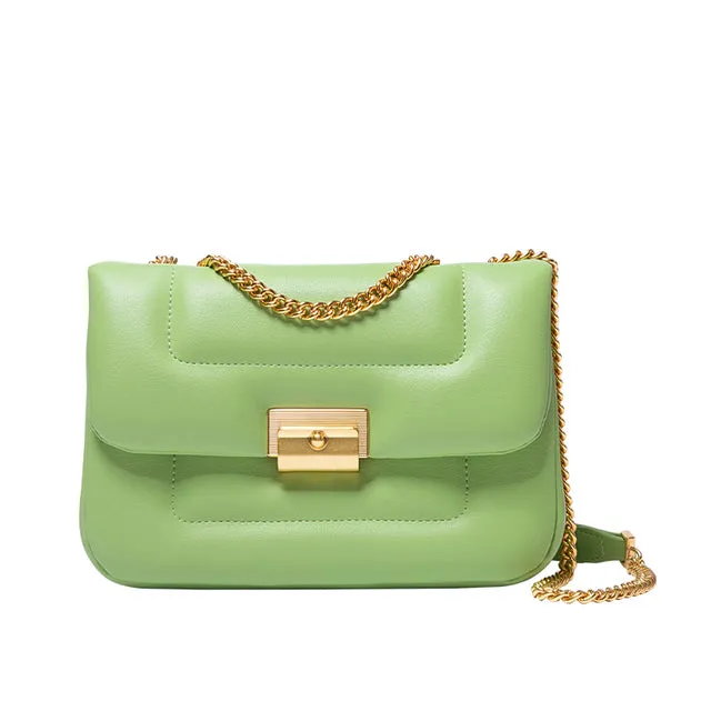 Luxury Shoulder Small Gold Chain Cloud Square Trendy Bag