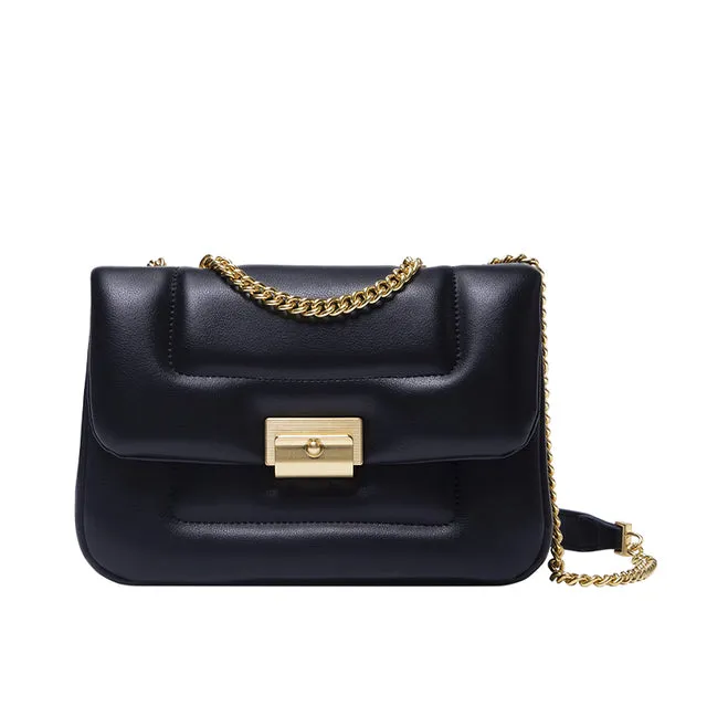 Luxury Shoulder Small Gold Chain Cloud Square Trendy Bag