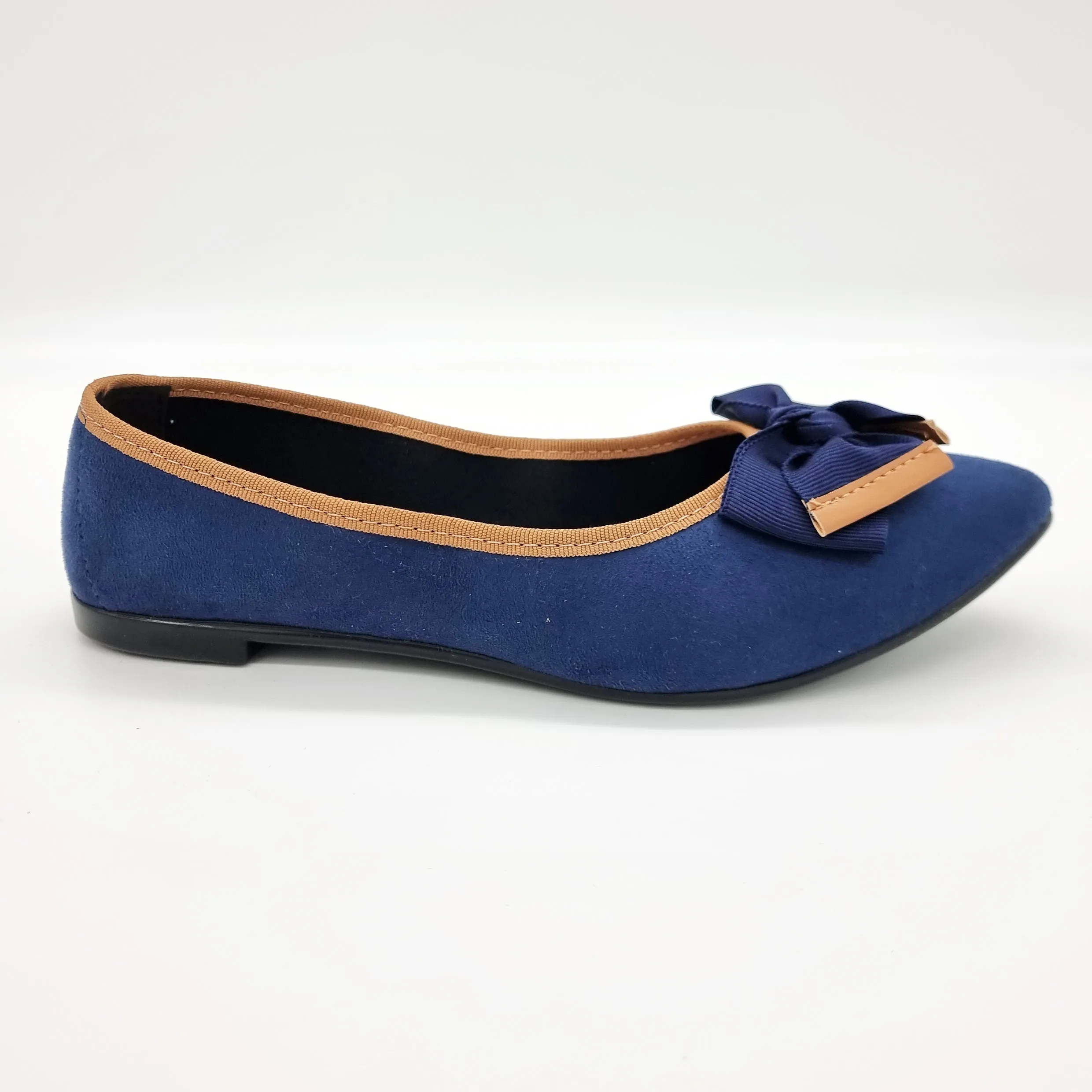 Moleca 5727-129 Pointy Toe in Navy Suede