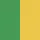 MoMA Baggu Heavyweight Canvas Tote - Green/ Yellow