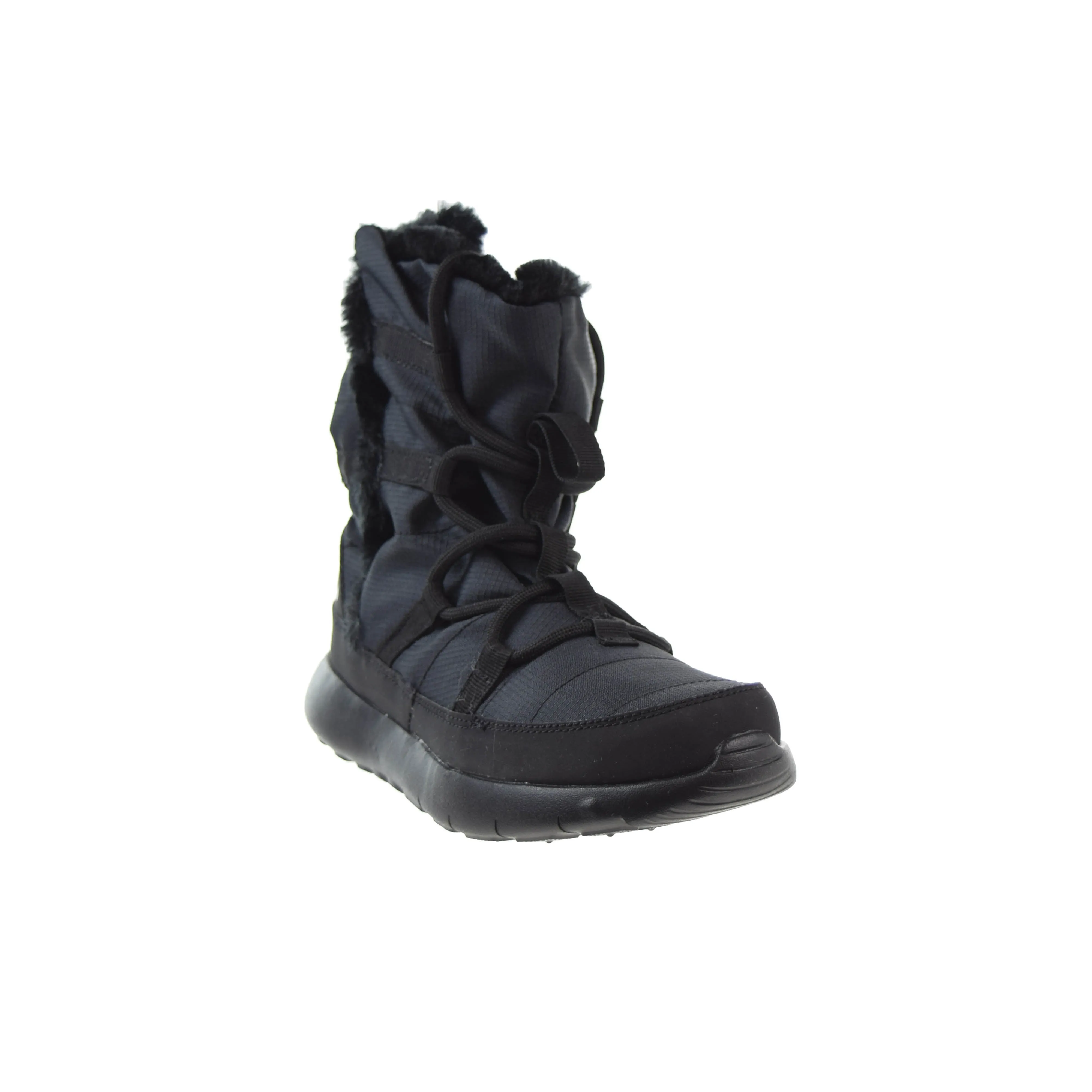 Nike Roshe One Hi(PSV) Little Kid's Shoes Black/Metallic Silver