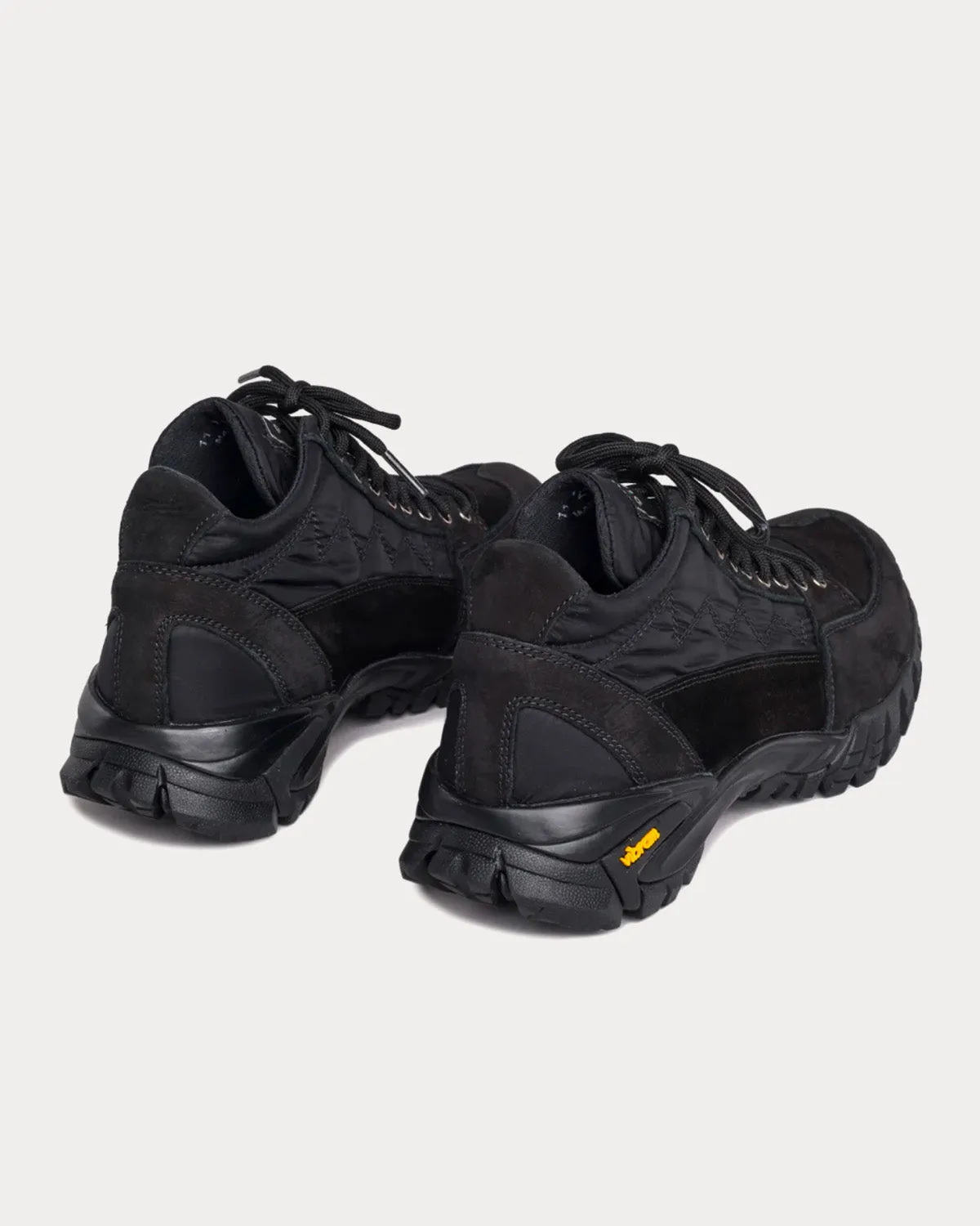 Possagno Bomber Black Mid Top Sneakers