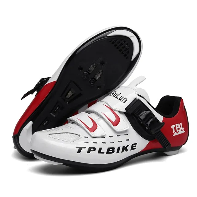 Professional Racing Road Bike Cycling Shoes Self-Locking Sports Cleat Shoes