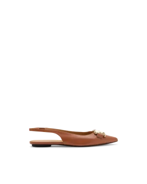 Slingback Pointy Toe Ballerinas
