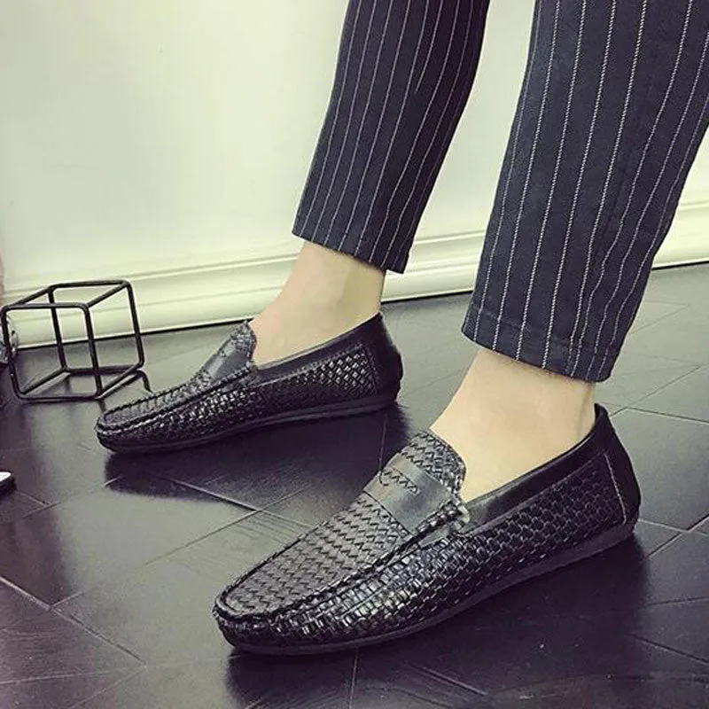 Split Leather Flats