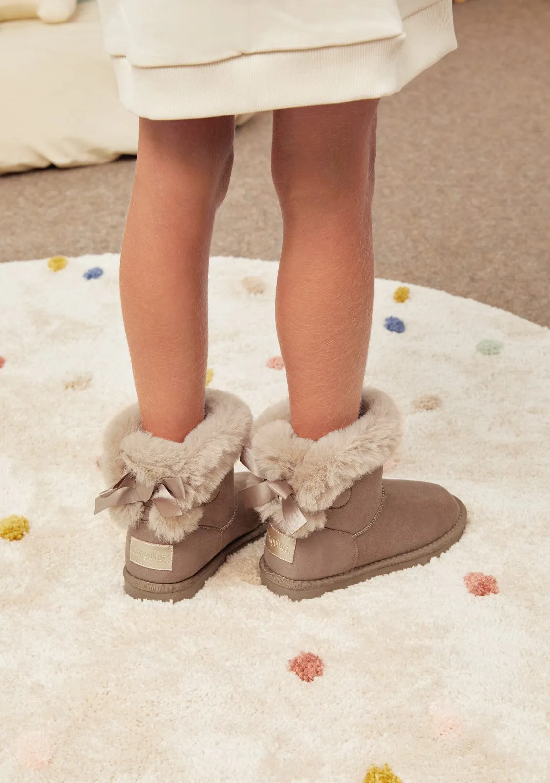 Taupe Bow Water Repellent Australian Boots