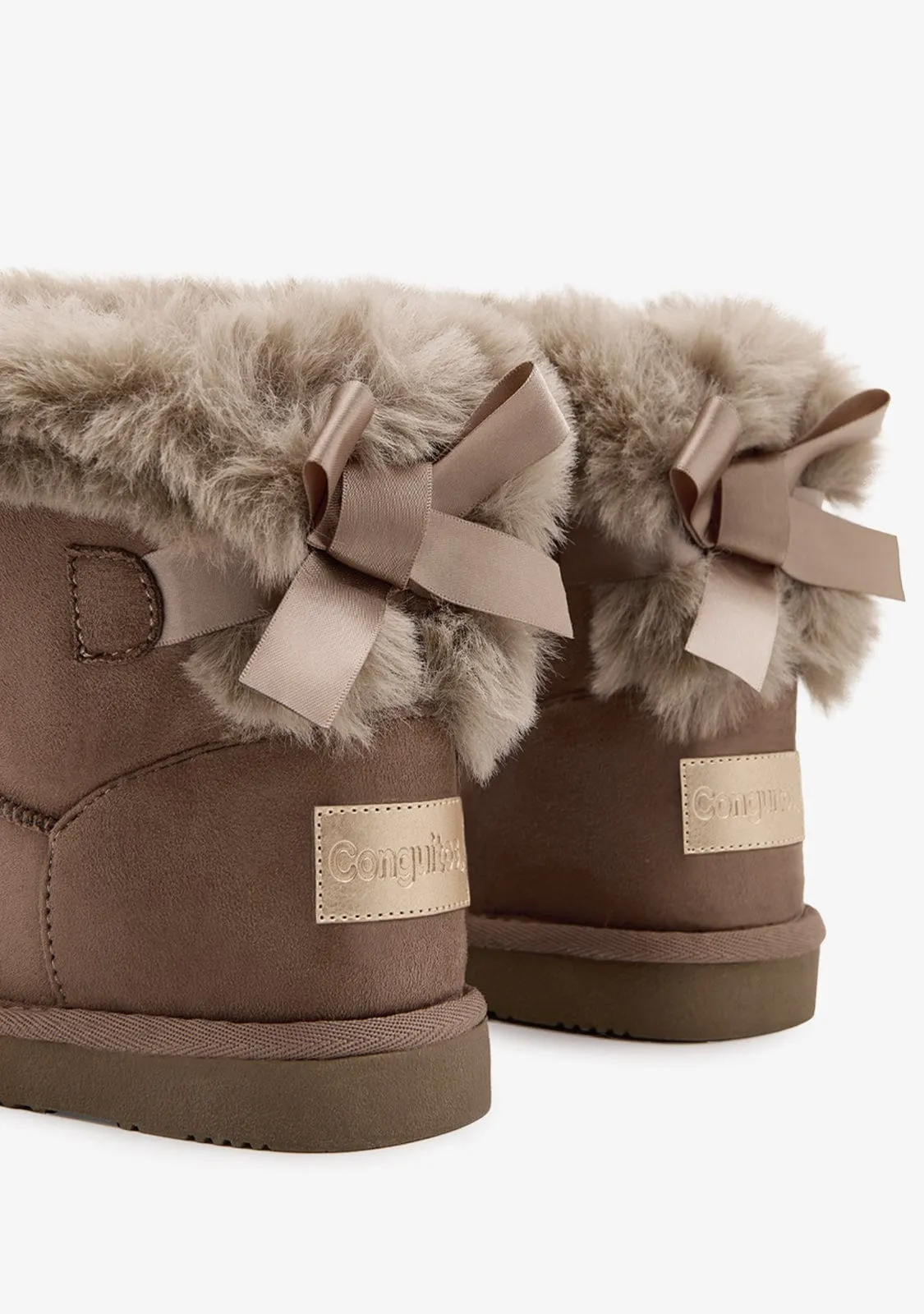 Taupe Bow Water Repellent Australian Boots