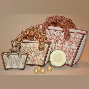 Teardrop and Hearts Mini Tote