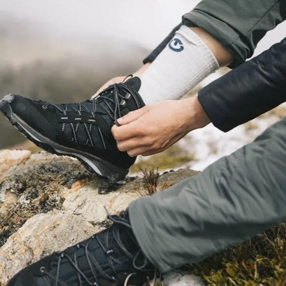 Trekking socks - Trekking Temperate Crew women light grey
