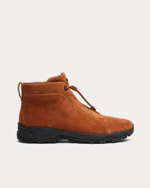 Triple Stitch Vetta Suede Dark Foliage High Top Sneakers