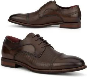 Vintage Foundry Co. Men’s Randolph Fashion Handcrafted Casual Oxford Shoes  Color Brown Size 9.5M